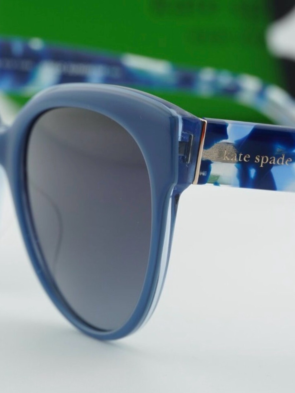 Kate Spade Blue Gradient Cat-Eye Sunglasses - Picture 2 of 5